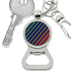 Decorative Lines Bottle Opener Key Chains