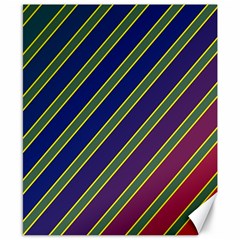 Decorative Lines Canvas 8  X 10 