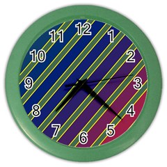 Decorative Lines Color Wall Clocks