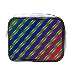 Decorative Lines Mini Toiletries Bags