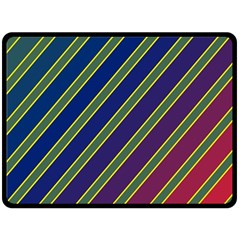 Decorative Lines Fleece Blanket (large) 