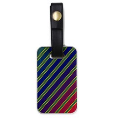 Decorative Lines Luggage Tags (one Side) 