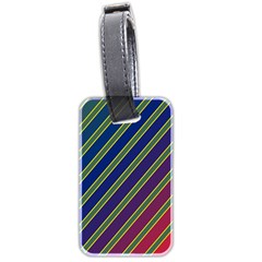 Decorative Lines Luggage Tags (two Sides)