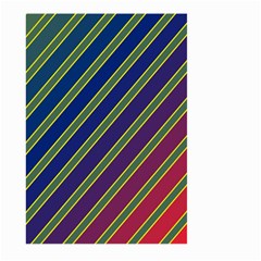 Decorative Lines Large Garden Flag (two Sides) by Valentinaart