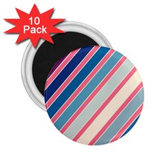 Colorful Lines 2 25  Magnets (10 Pack)  by Valentinaart