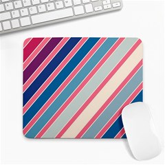 Colorful Lines Large Mousepads by Valentinaart