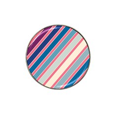 Colorful Lines Hat Clip Ball Marker