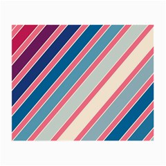 Colorful Lines Small Glasses Cloth