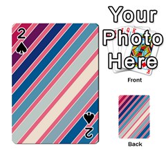 Colorful Lines Playing Cards 54 Designs  by Valentinaart