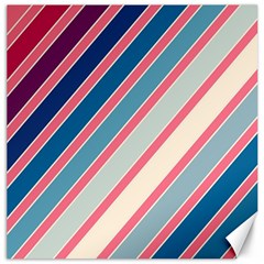 Colorful Lines Canvas 16  X 16   by Valentinaart