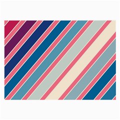 Colorful Lines Large Glasses Cloth (2-side)