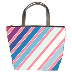 Colorful Lines Bucket Bags