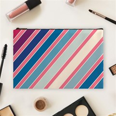 Colorful Lines Cosmetic Bag (large) 