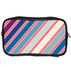 Colorful Lines Toiletries Bags by Valentinaart