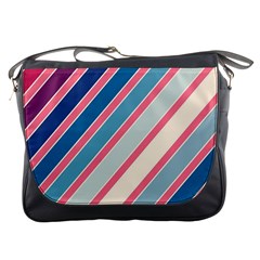 Colorful Lines Messenger Bags