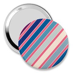 Colorful Lines 3  Handbag Mirrors