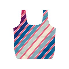 Colorful Lines Full Print Recycle Bags (s) 