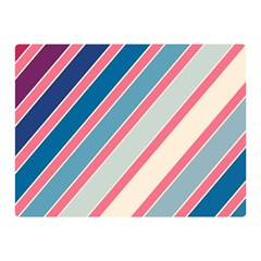 Colorful Lines Double Sided Flano Blanket (mini) 