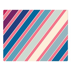 Colorful Lines Double Sided Flano Blanket (large)  by Valentinaart