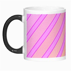 Pink And Yellow Elegant Design Morph Mugs by Valentinaart