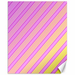 Pink And Yellow Elegant Design Canvas 16  X 20  