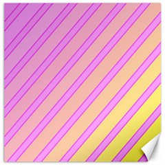 Pink And Yellow Elegant Design Canvas 20  X 20  