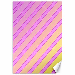 Pink And Yellow Elegant Design Canvas 20  X 30  