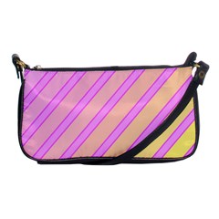 Pink And Yellow Elegant Design Shoulder Clutch Bags by Valentinaart