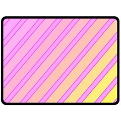 Pink And Yellow Elegant Design Fleece Blanket (large) 