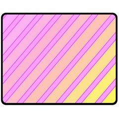 Pink And Yellow Elegant Design Fleece Blanket (medium) 