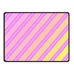 Pink And Yellow Elegant Design Fleece Blanket (small)