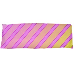 Pink And Yellow Elegant Design Body Pillow Case (dakimakura) by Valentinaart