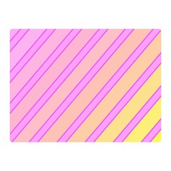 Pink And Yellow Elegant Design Double Sided Flano Blanket (mini)  by Valentinaart