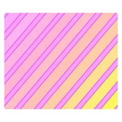 Pink And Yellow Elegant Design Double Sided Flano Blanket (small)  by Valentinaart