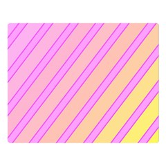 Pink And Yellow Elegant Design Double Sided Flano Blanket (large) 