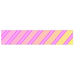 Pink And Yellow Elegant Design Flano Scarf (small)