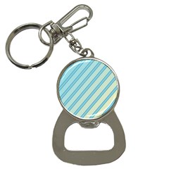 Blue Elegant Lines Bottle Opener Key Chains by Valentinaart