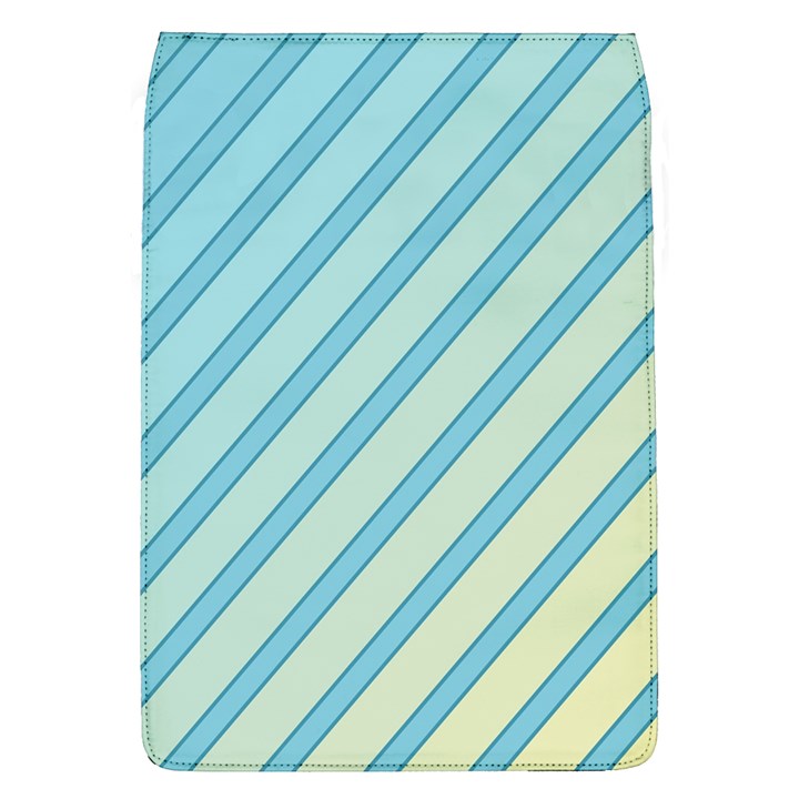 Blue elegant lines Flap Covers (L) 