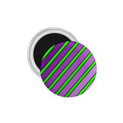 Purple And Green Lines 1 75  Magnets by Valentinaart