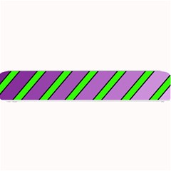 Purple And Green Lines Small Bar Mats