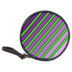 Purple And Green Lines Classic 20-cd Wallets