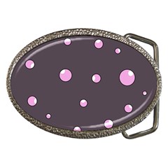 Pink Bubbles Belt Buckles by Valentinaart