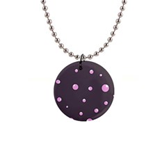 Pink Bubbles Button Necklaces