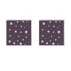 Pink Bubbles Cufflinks (square)