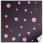 Pink bubbles Canvas 12  x 12   11.4 x11.56  Canvas - 1