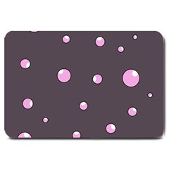 Pink Bubbles Large Doormat 