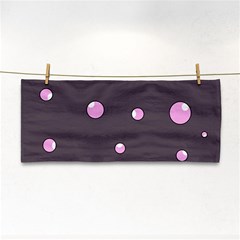 Pink Bubbles Hand Towel