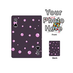 Pink Bubbles Playing Cards 54 (mini) 