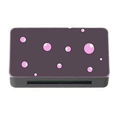 Pink Bubbles Memory Card Reader With Cf