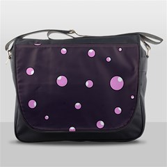 Pink Bubbles Messenger Bags